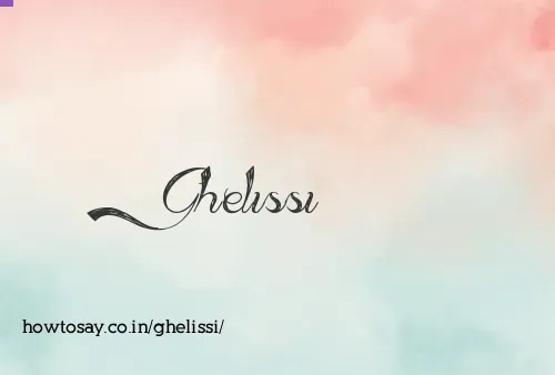 Ghelissi