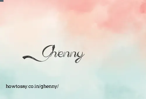Ghenny