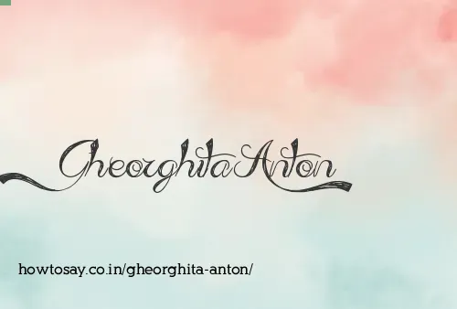 Gheorghita Anton