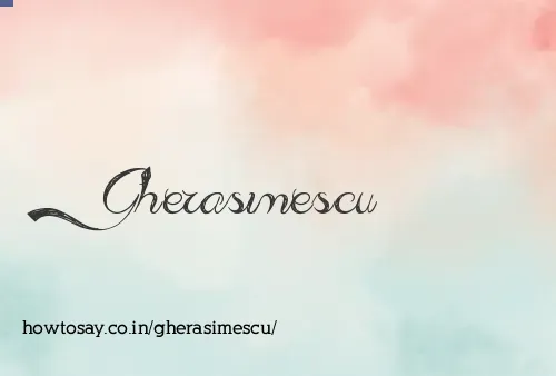 Gherasimescu