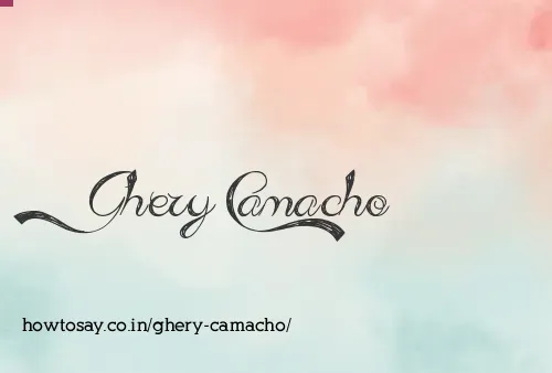 Ghery Camacho
