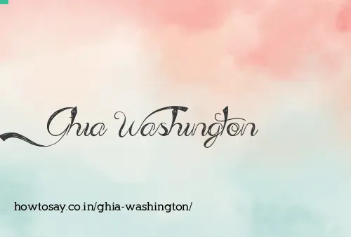Ghia Washington