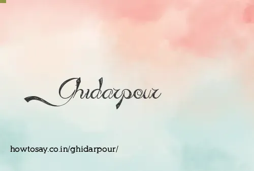 Ghidarpour