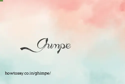 Ghimpe