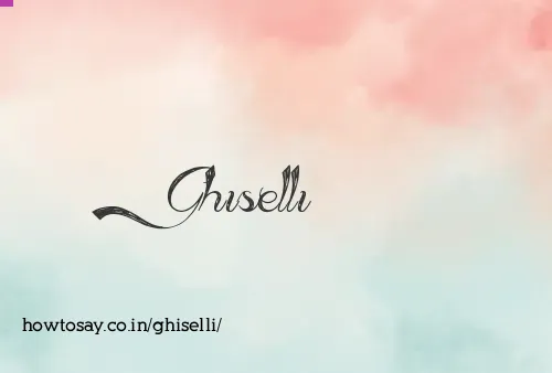 Ghiselli