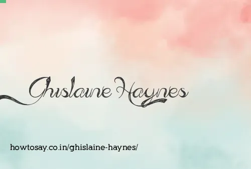 Ghislaine Haynes