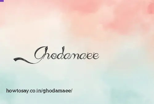 Ghodamaee