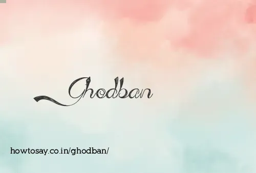 Ghodban