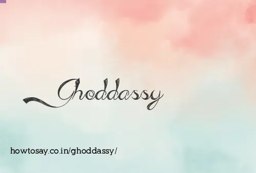 Ghoddassy