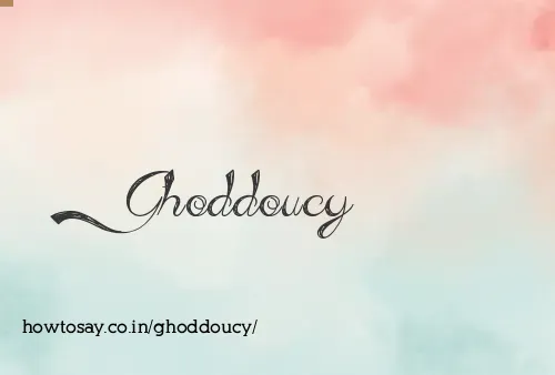 Ghoddoucy