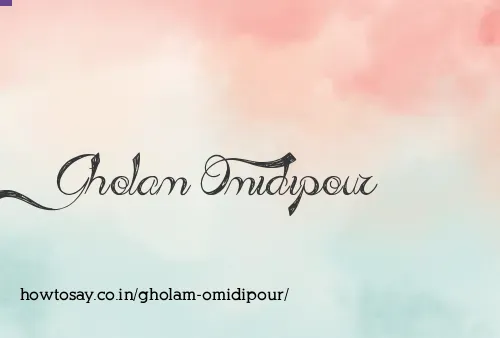 Gholam Omidipour