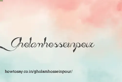 Gholamhosseinpour