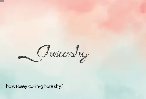 Ghorashy