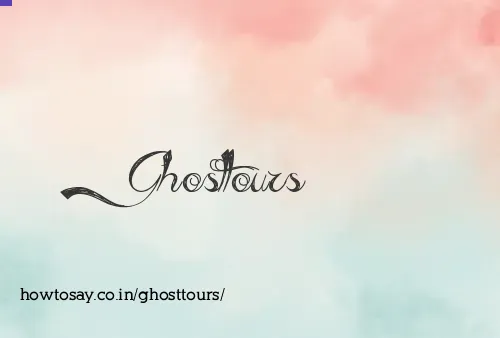 Ghosttours
