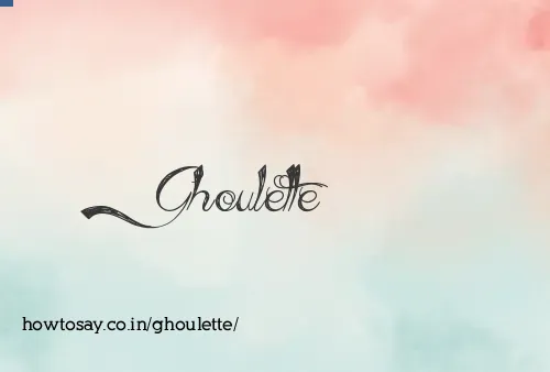 Ghoulette