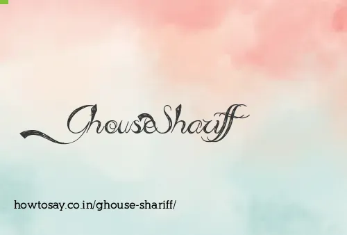 Ghouse Shariff