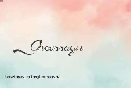 Ghoussayn