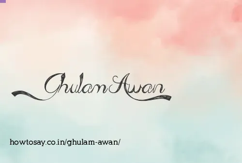 Ghulam Awan