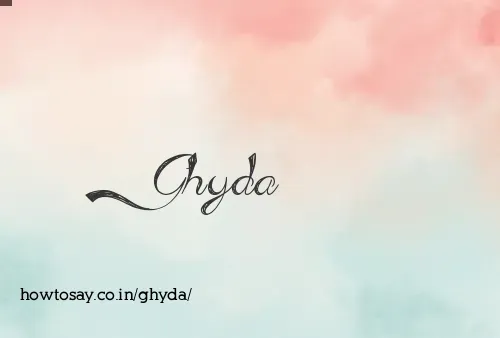 Ghyda