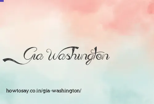 Gia Washington