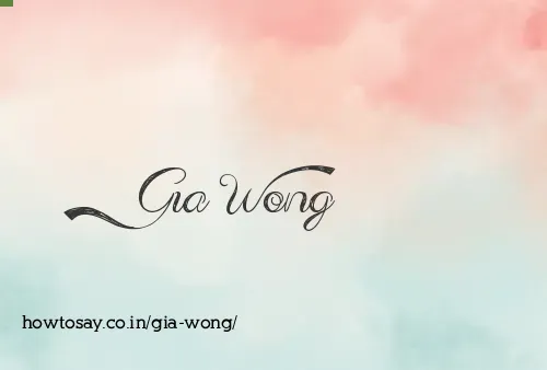 Gia Wong