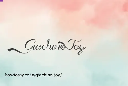 Giachino Joy