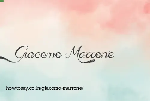 Giacomo Marrone