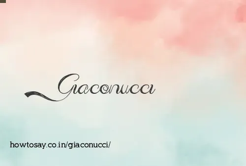 Giaconucci