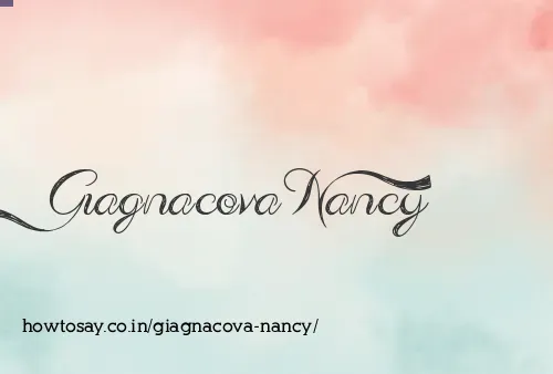 Giagnacova Nancy