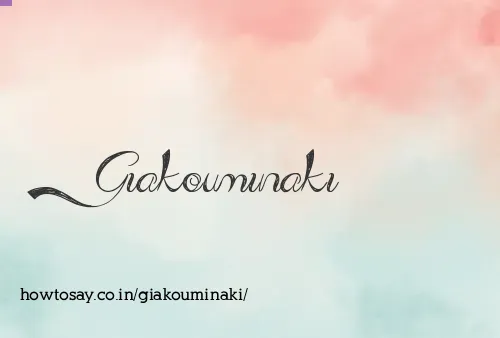 Giakouminaki