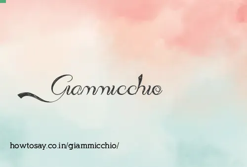 Giammicchio