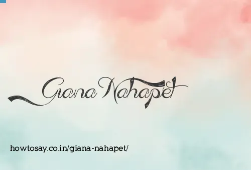 Giana Nahapet