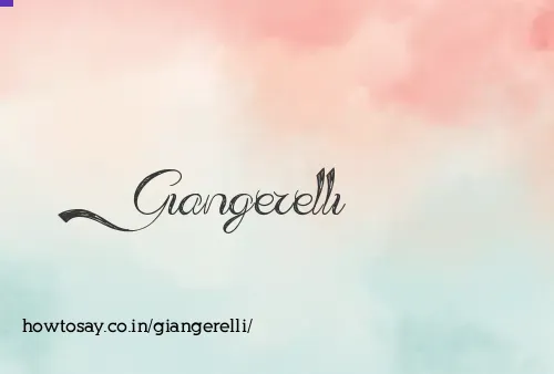 Giangerelli