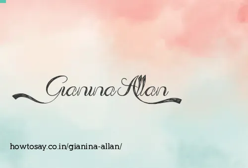 Gianina Allan