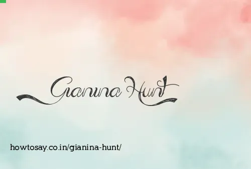 Gianina Hunt