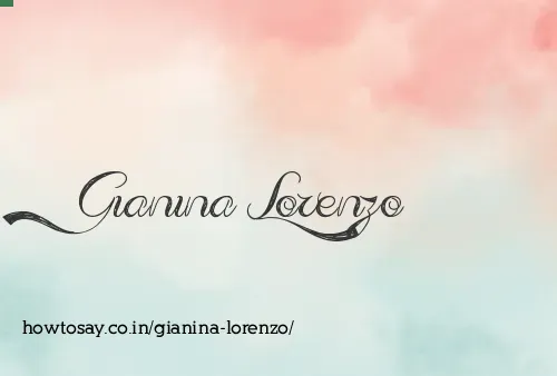 Gianina Lorenzo