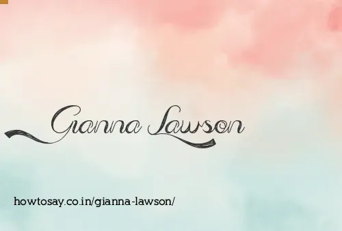Gianna Lawson