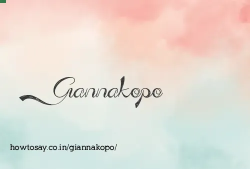Giannakopo