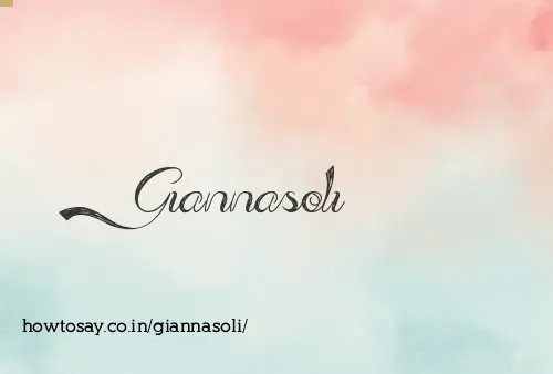Giannasoli