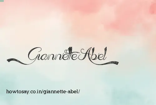 Giannette Abel