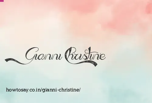 Gianni Christine