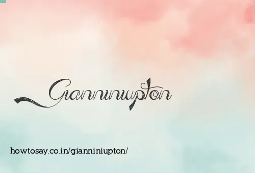 Gianniniupton