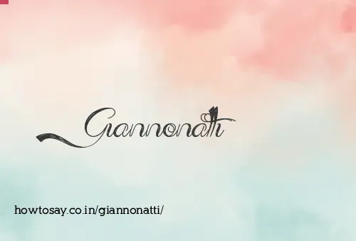 Giannonatti