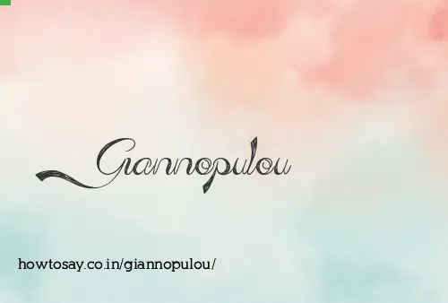 Giannopulou
