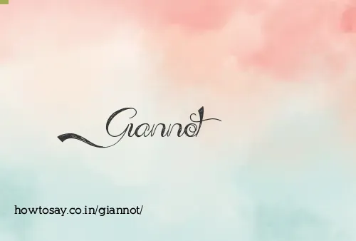 Giannot