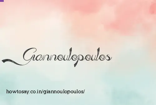 Giannoulopoulos
