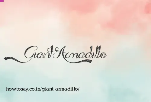 Giant Armadillo
