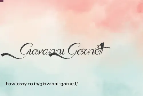 Giavanni Garnett