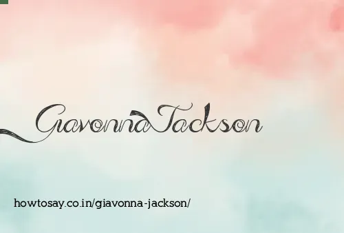 Giavonna Jackson