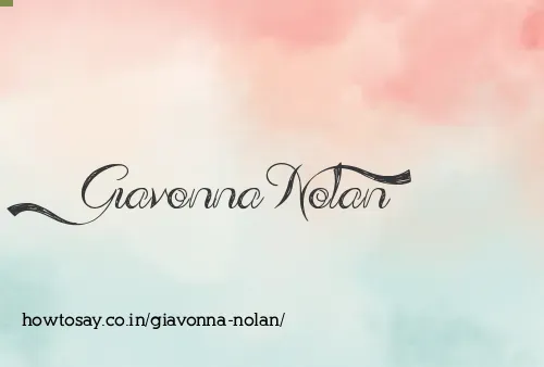 Giavonna Nolan